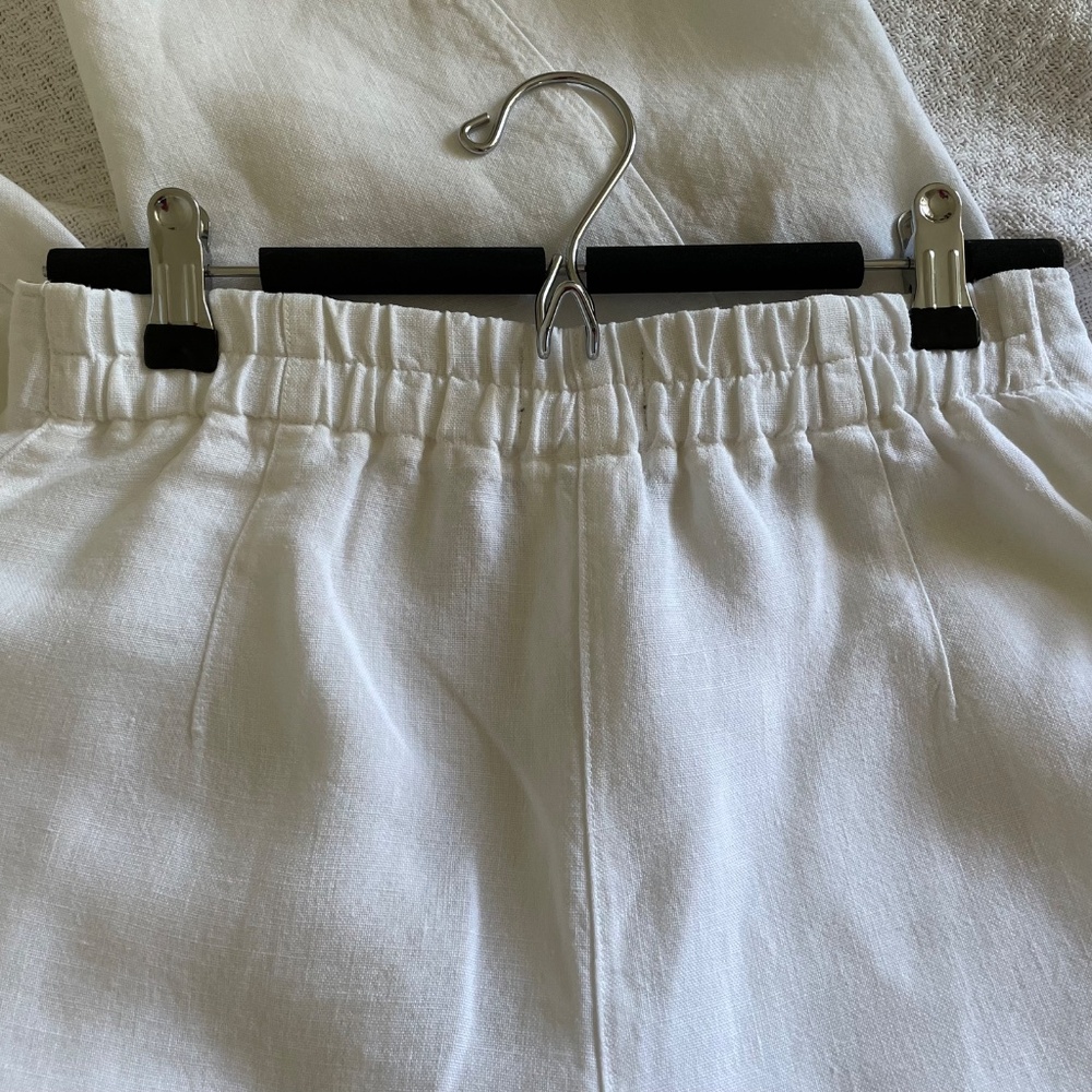 Oska 100% Linen Barrel Leg Pants - Picture 6 of 7